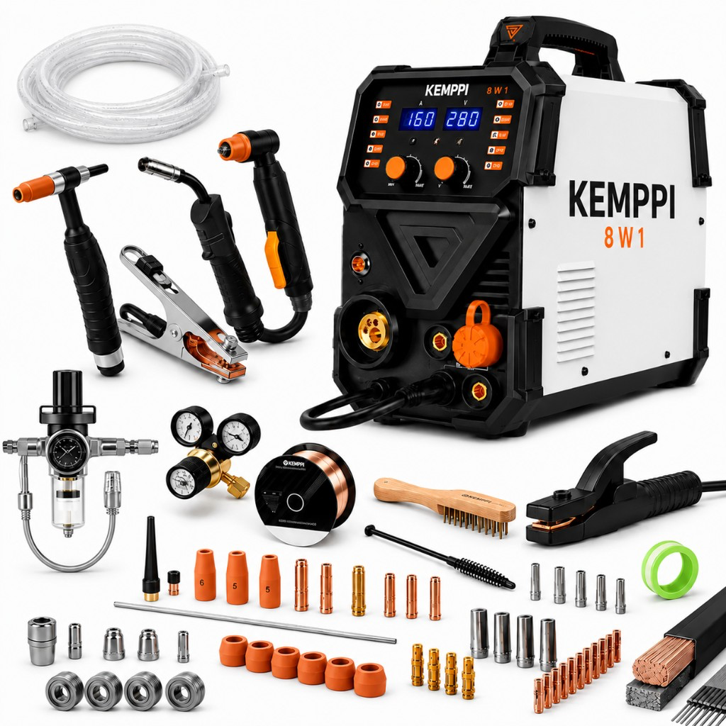 Complete Kemppi portable welder kit