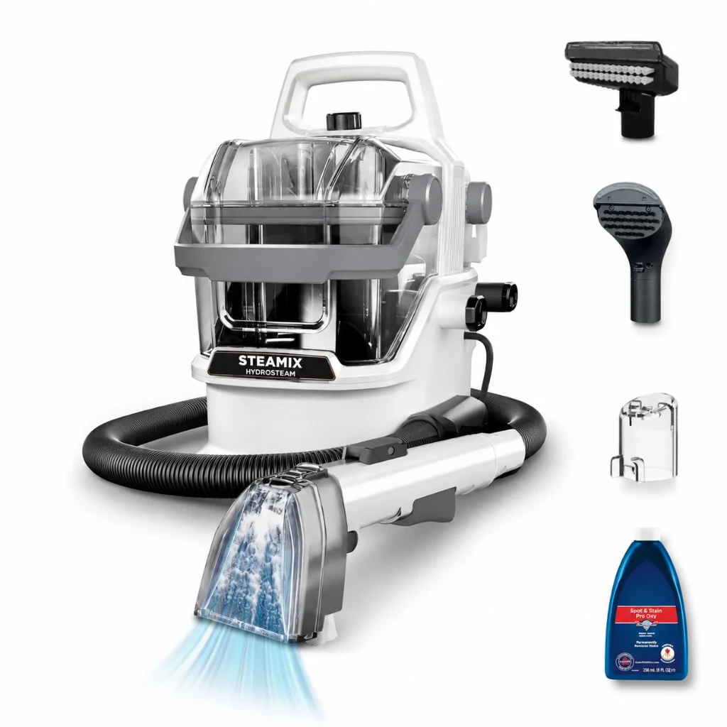 Steamix™ portable 3-in-1 steam cleaner with 9 accessories